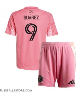 Günstige Inter Miami Luis Suarez #9 Heimtrikotsatz Kinder 2025-26 Kurzarm (+ Kurze Hosen)